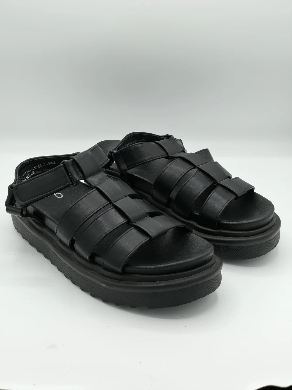 Mix No. 6 Black Platform Sandals